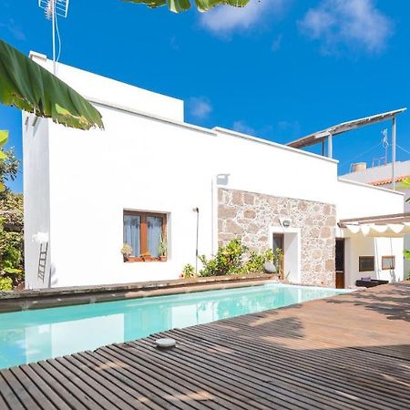 Villa Canaria Piscina Jacuzzi Jardin Santa Maria de Guia de Gran Canaria Bagian luar foto